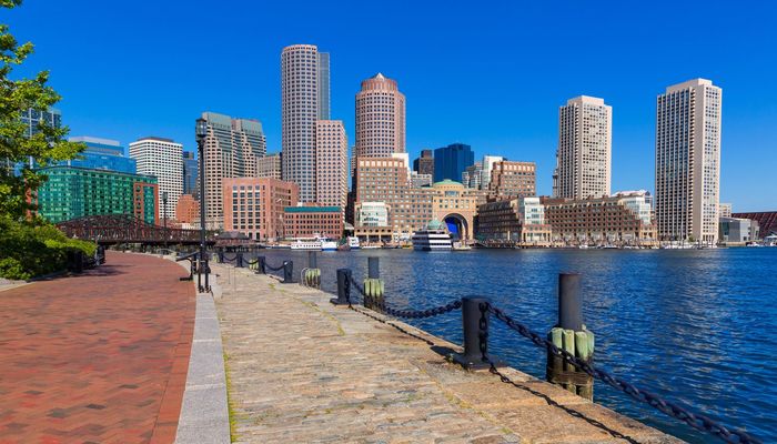 Cityscape of Boston, MA, USA