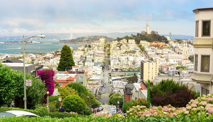 Cityscape of San Francisco, CA, USA